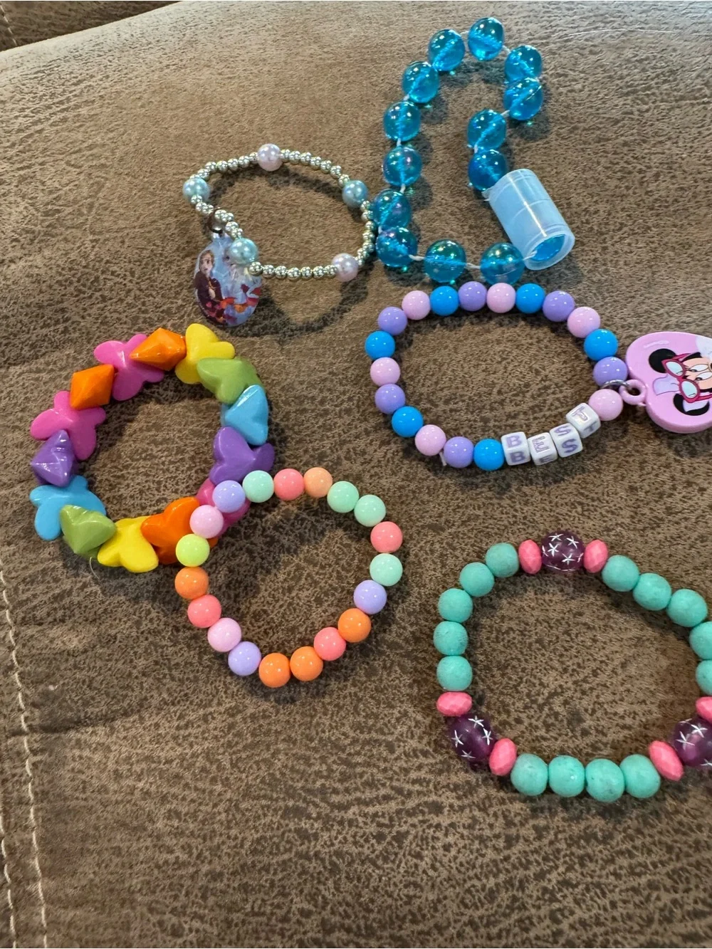 Kids Multicolor Beaded Bracelets - Fun Stackable Accessories